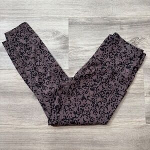 Legend Active Leopard Print High Waisted Workout Leggings Women Size M